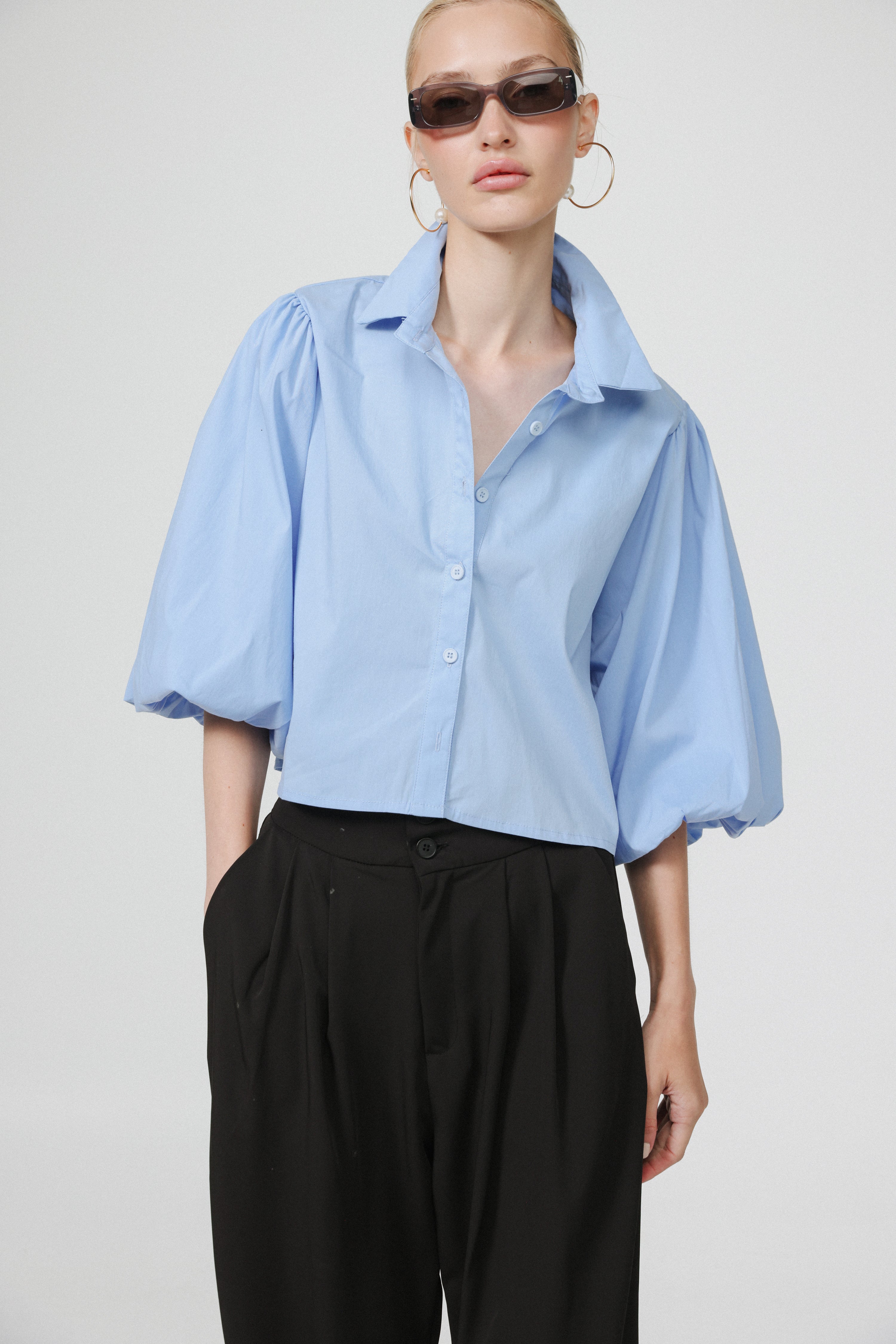 CEO Light Blue Buttoned Shirt – SEESTARZ