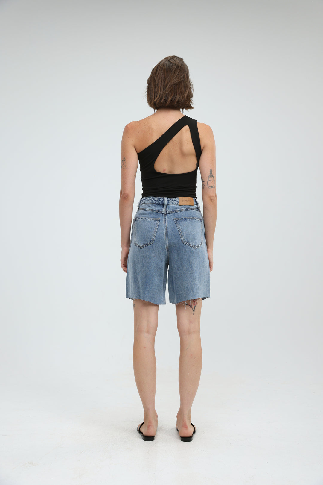 Star 613 Light Blue Denim Shorts