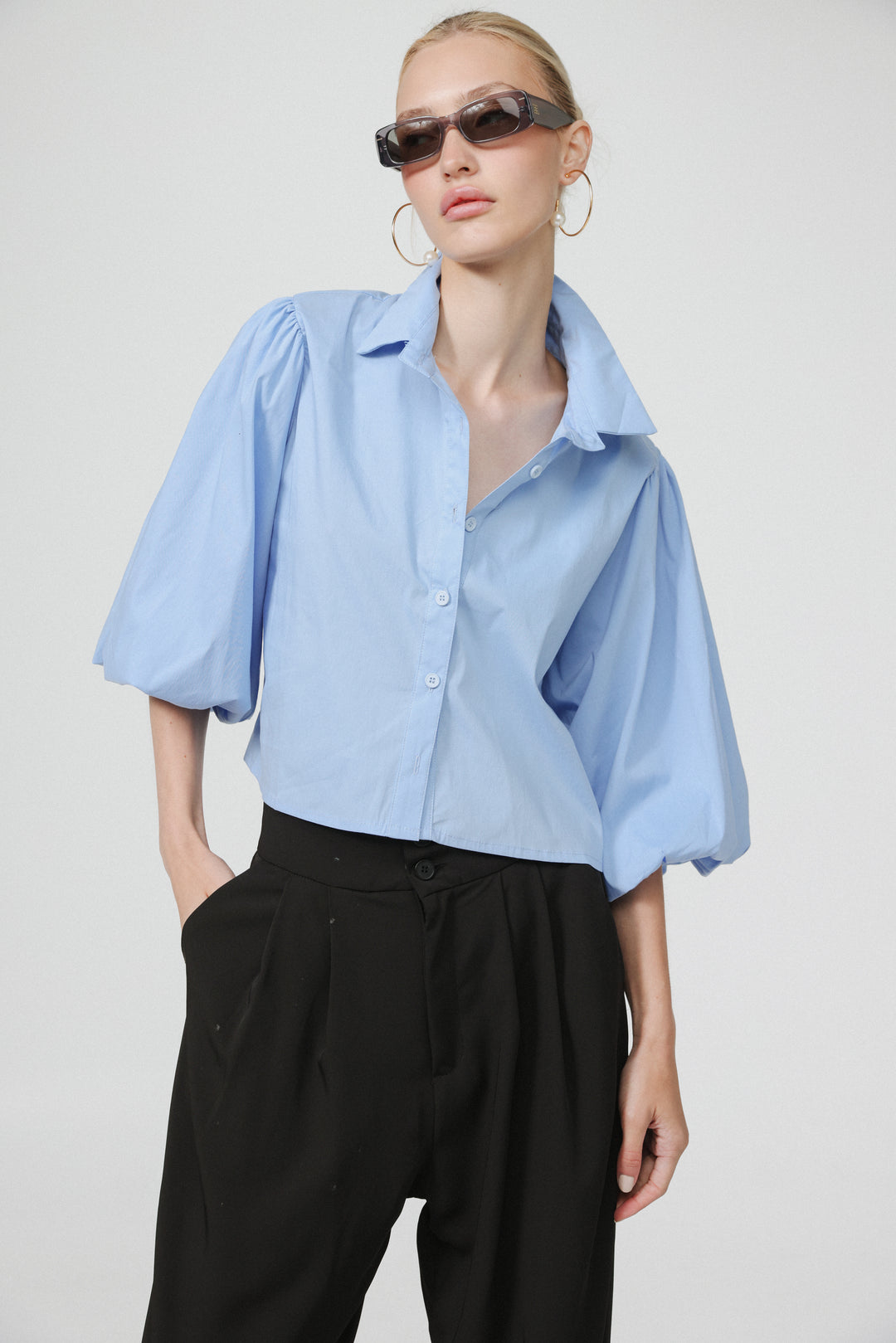 CEO Light Blue Buttoned Shirt