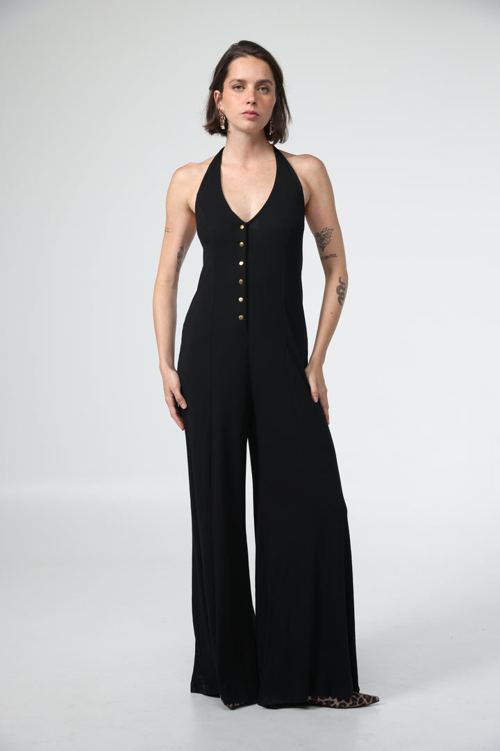 Maze Black Jumpsuit