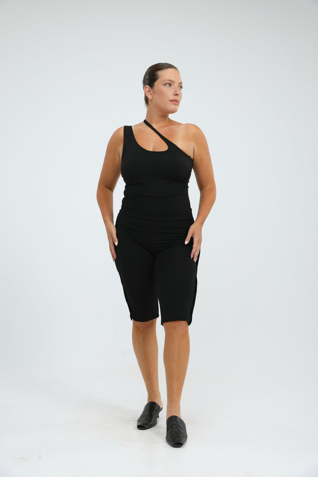 Foundation Leopard One Shoulder Top