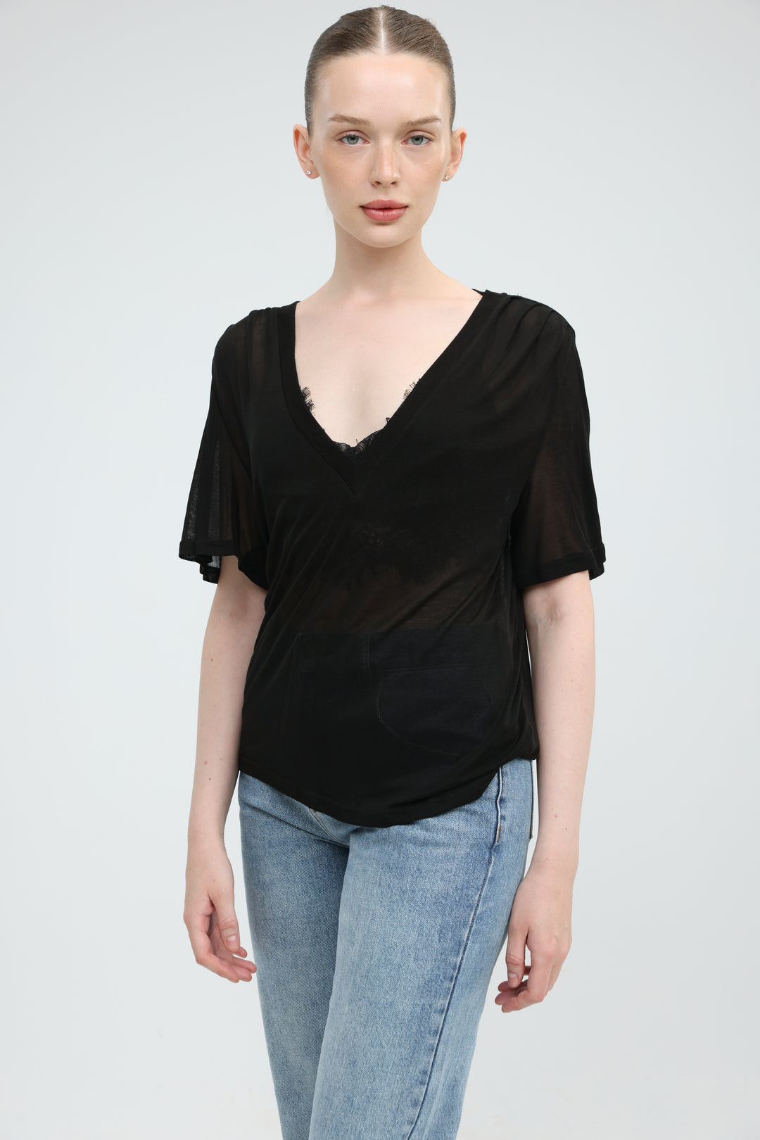 Clean60 Black V T-Shirt