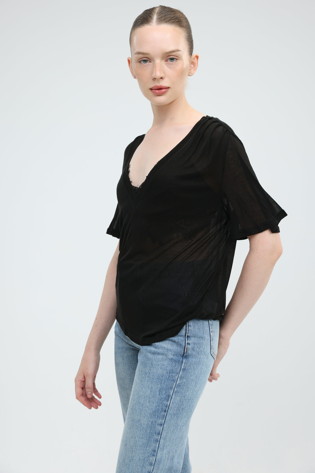 Clean60 Black V T-Shirt