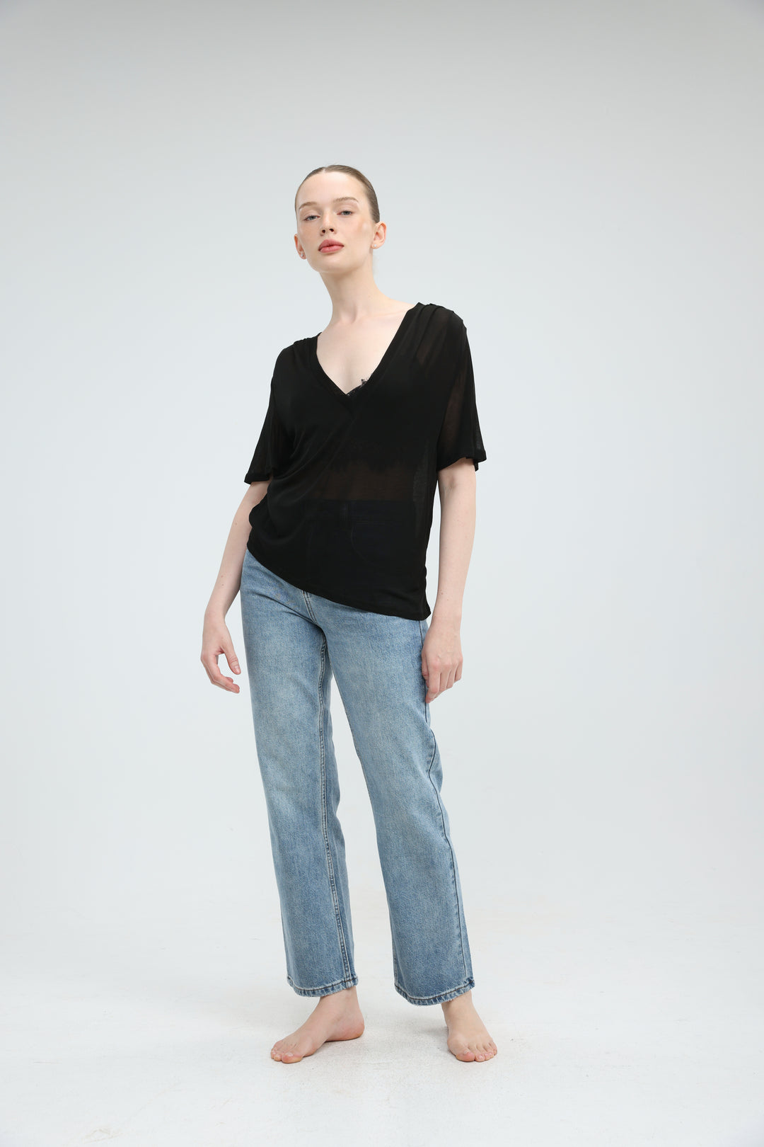 Clean60 Black V T-Shirt