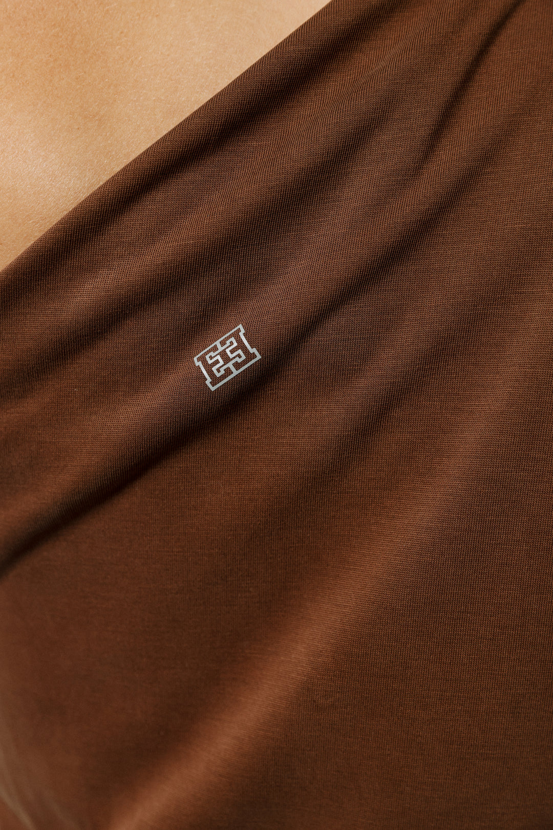 Your Brown One Shoulder Shirt