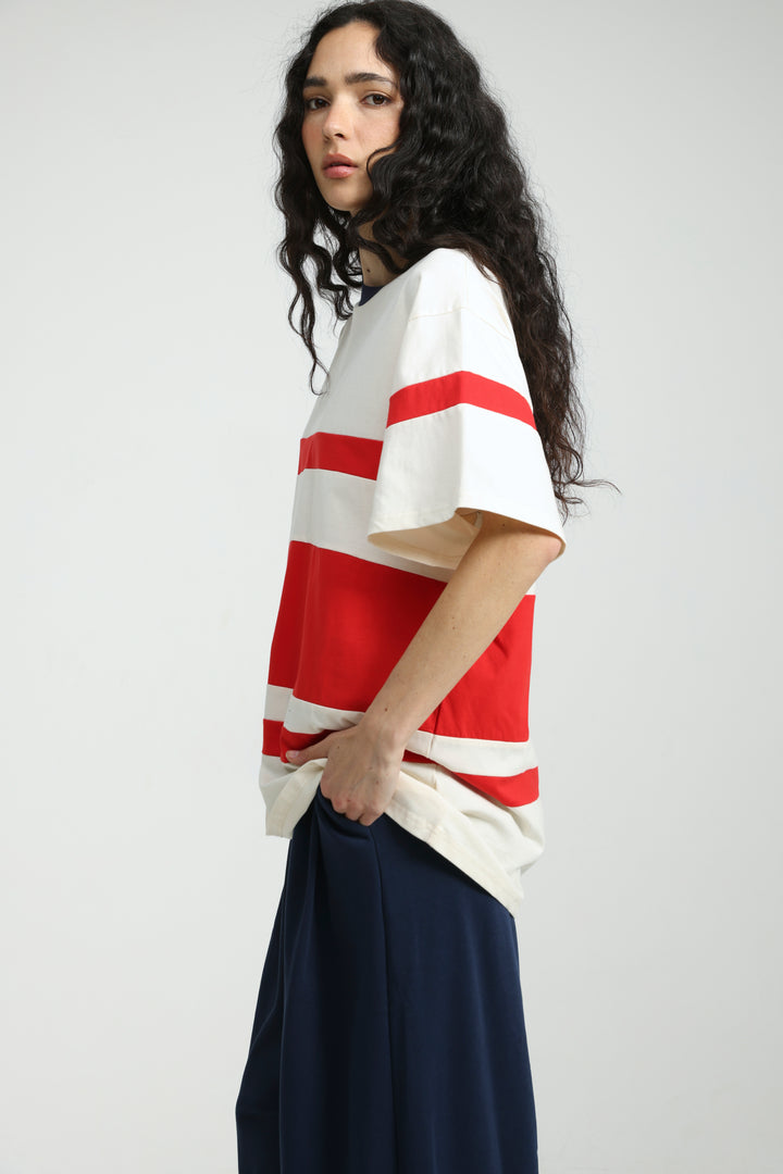 Harmony White/Red T-Shirt