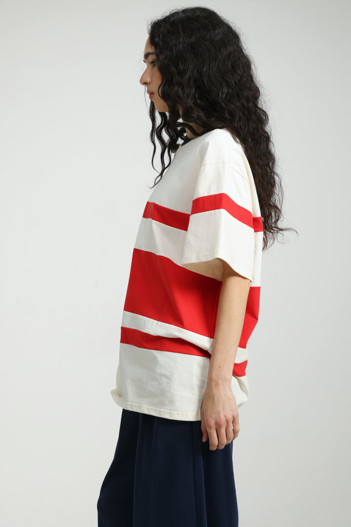 Harmony White/Red T-Shirt
