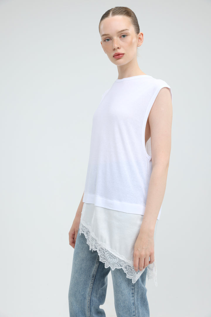 Morning White Tank