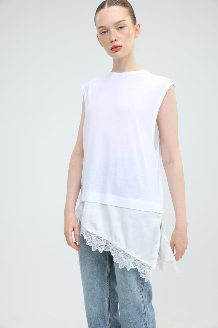 Morning White Tank