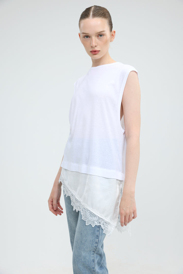 Morning White Tank