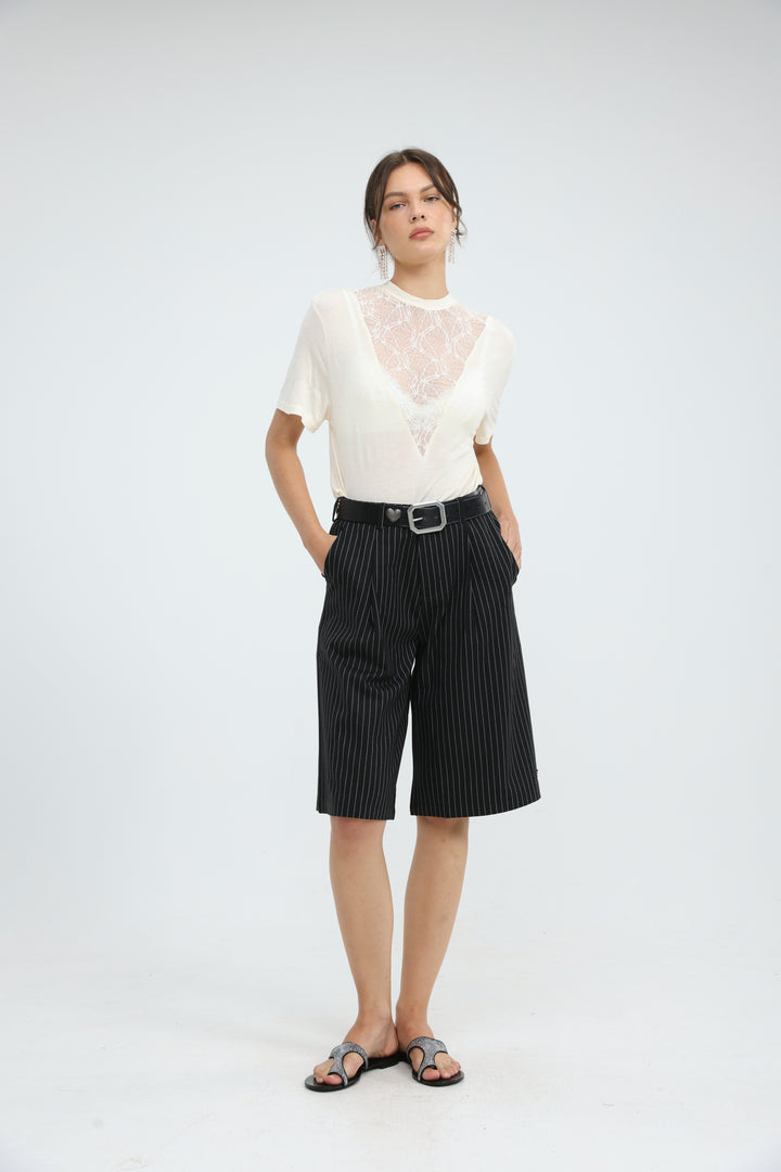 Verified Black Bermuda Shorts
