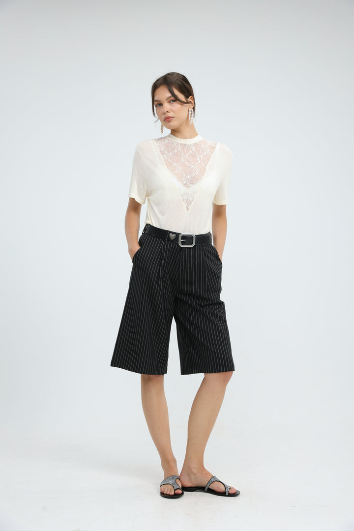 Verified Black Bermuda Shorts