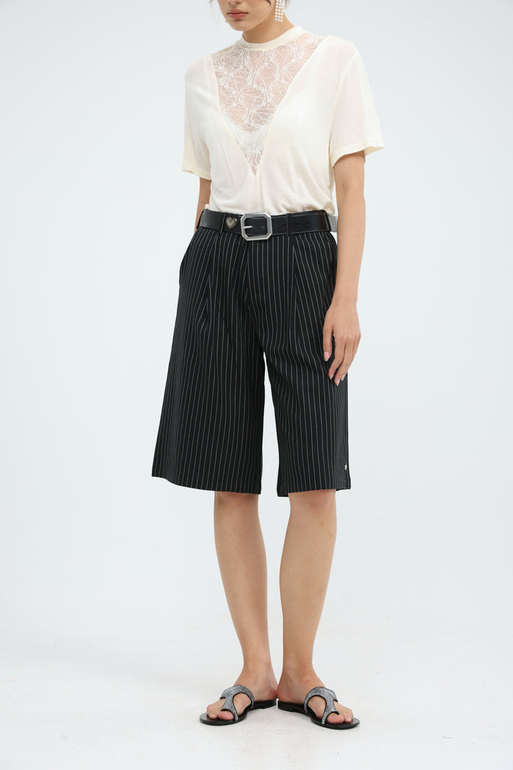 Verified Black Bermuda Shorts