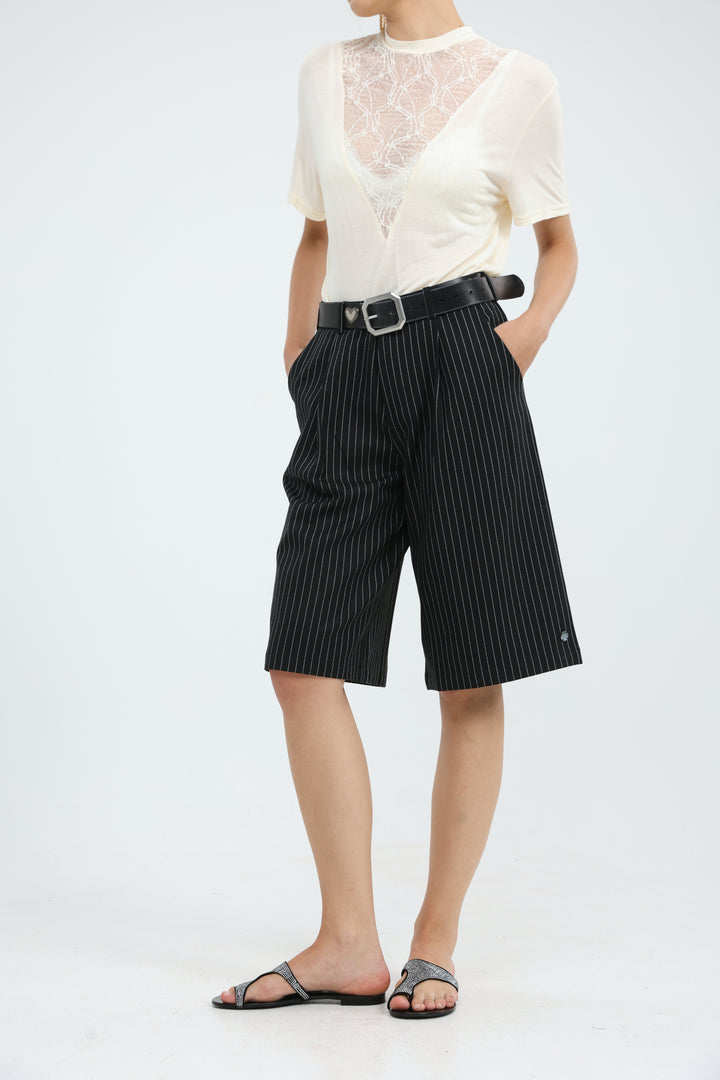 Verified Black Bermuda Shorts