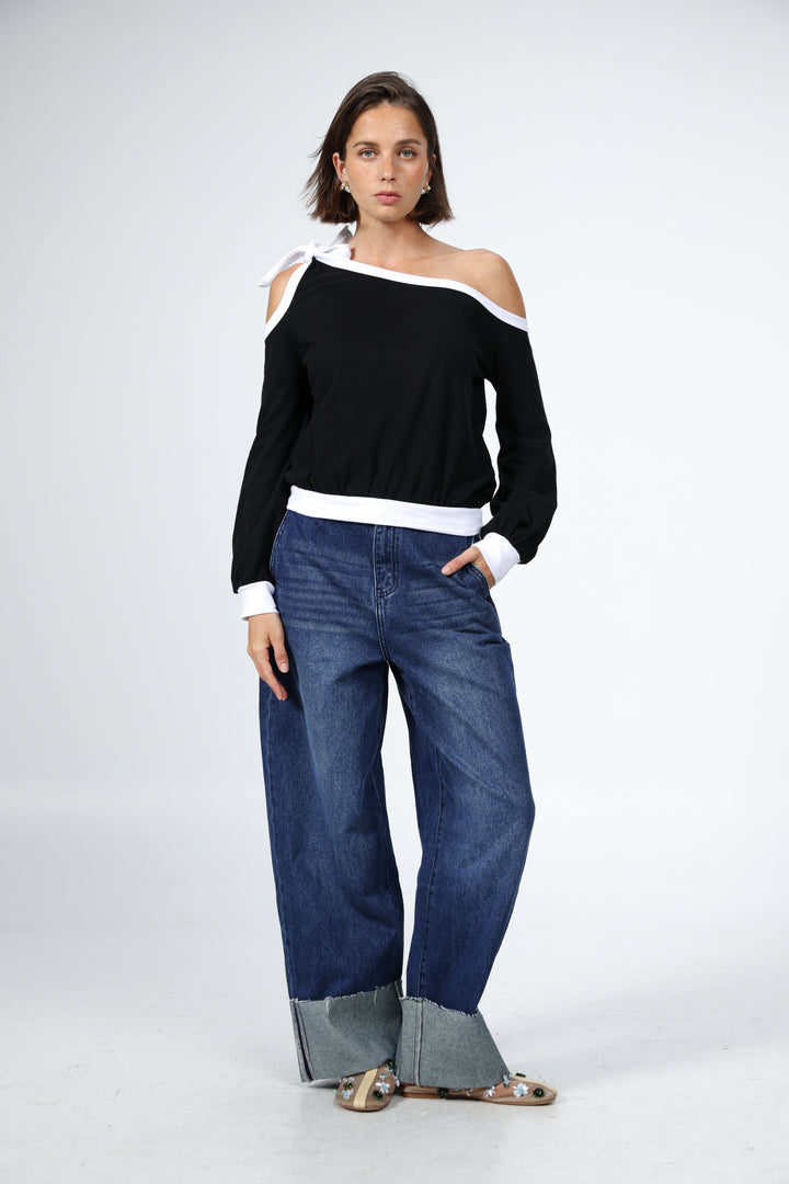 Minded Black Mix Sweatshirt