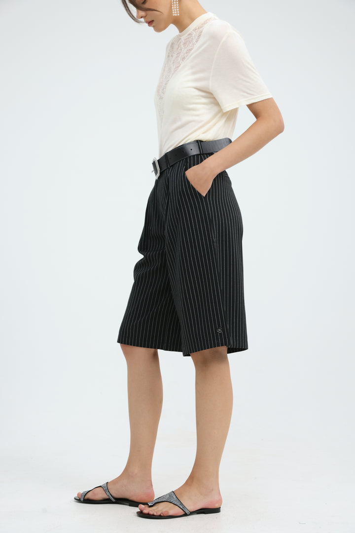 Verified Black Bermuda Shorts