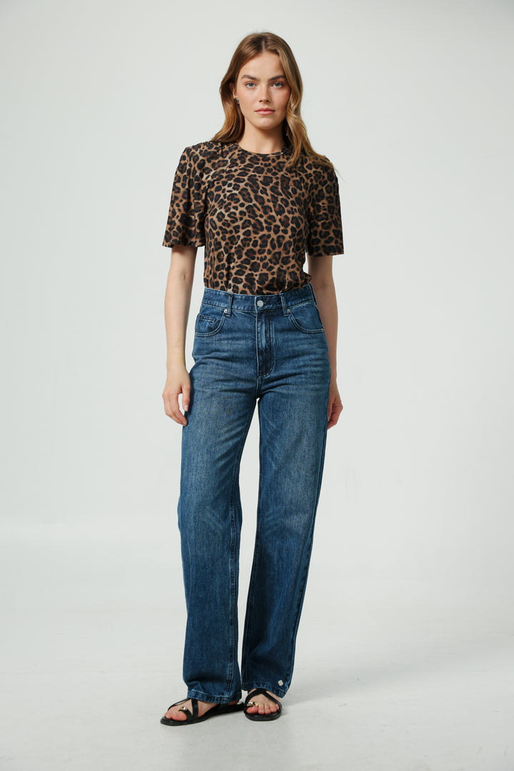 Trust Leopard Padded T-Shirt