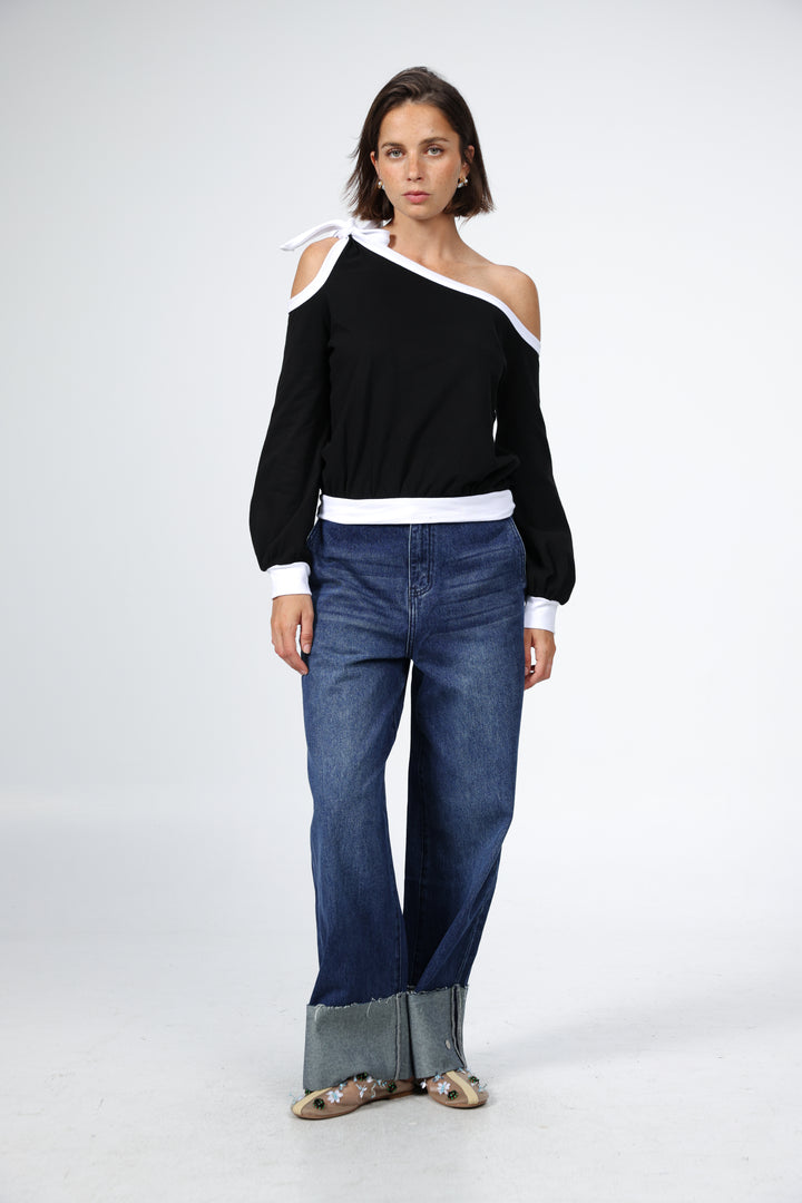 Minded Black Mix Sweatshirt