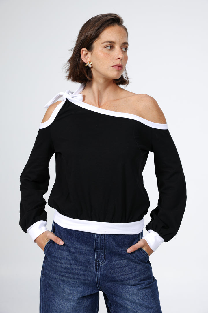 Minded Black Mix Sweatshirt