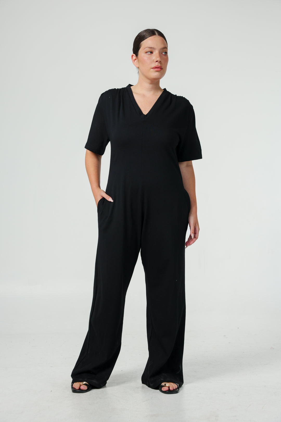 Just V Wine Jumpsuit