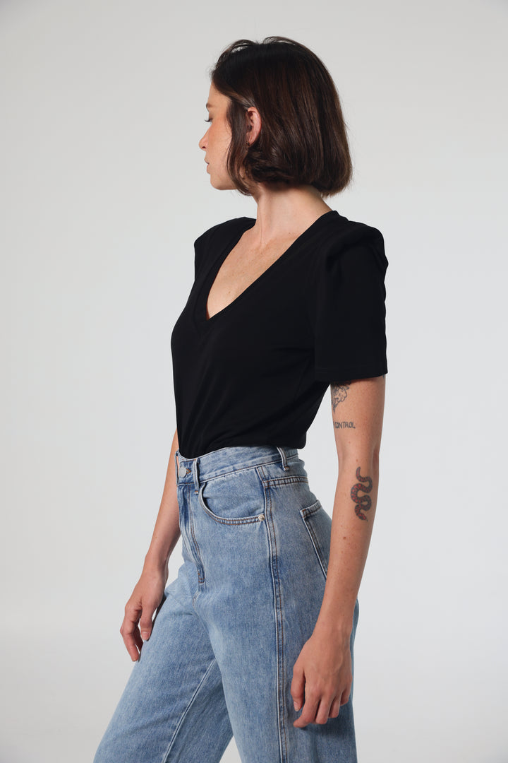 Rest Black Padded T-Shirt