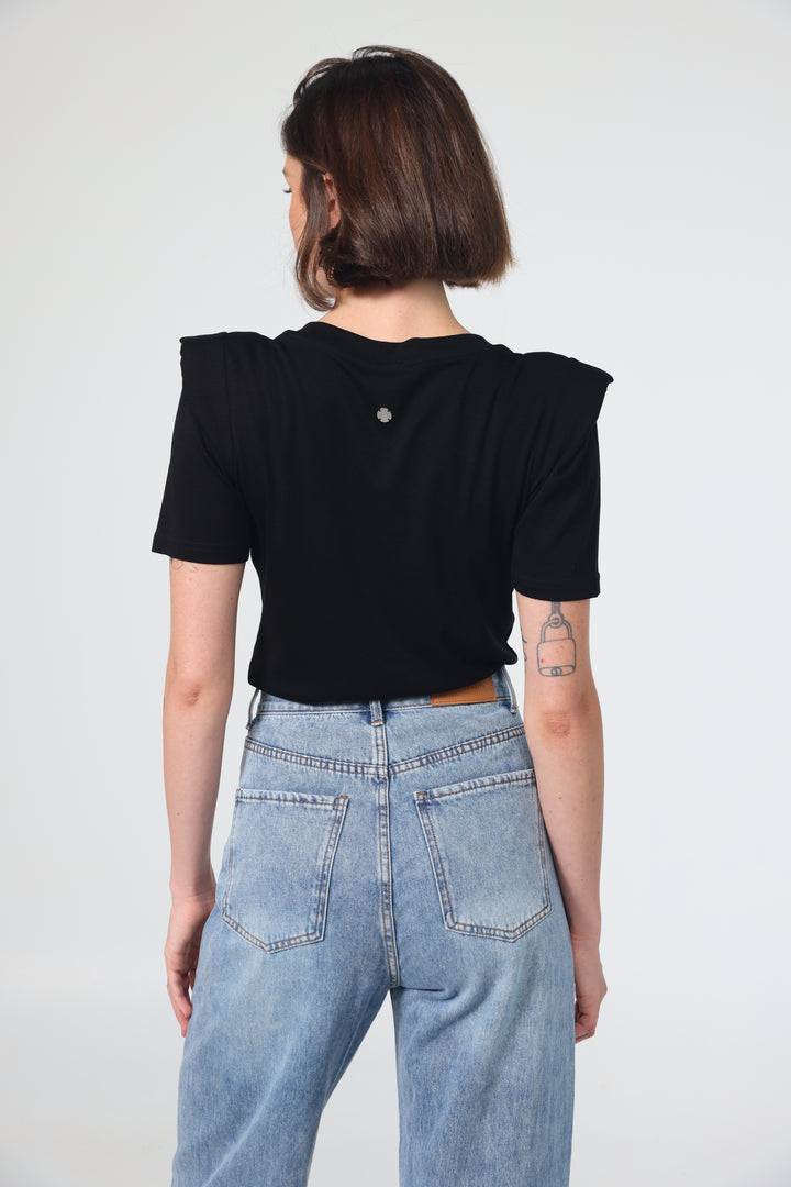 Rest Black Padded T-Shirt