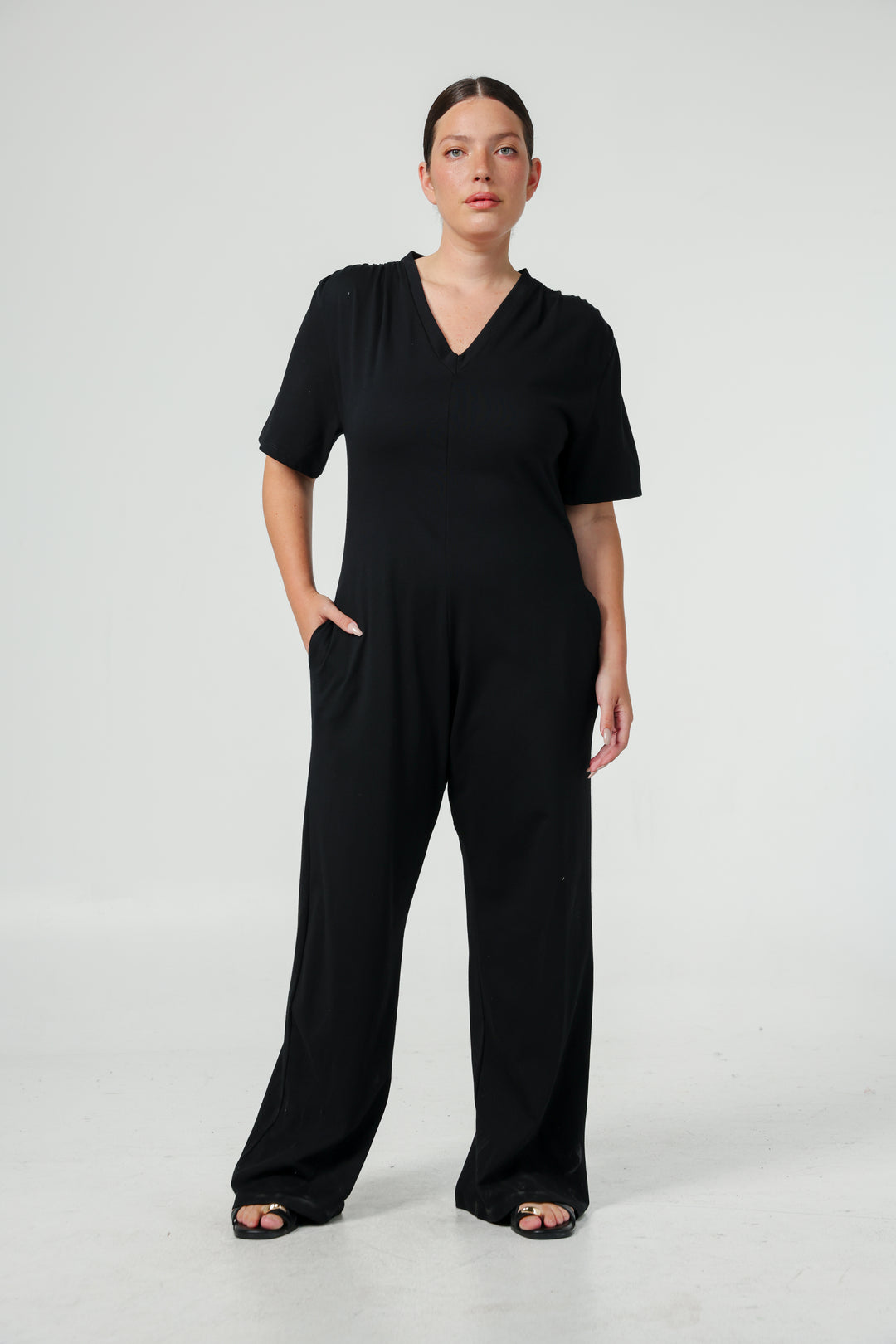 Just V Wine Jumpsuit