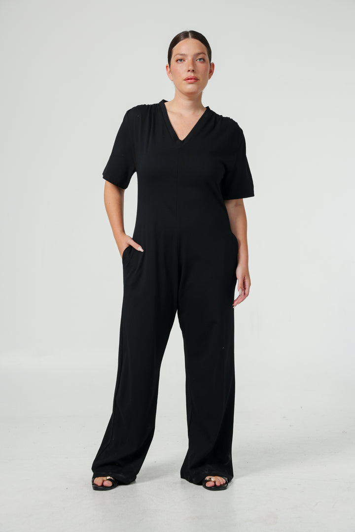 Just V Wine Jumpsuit