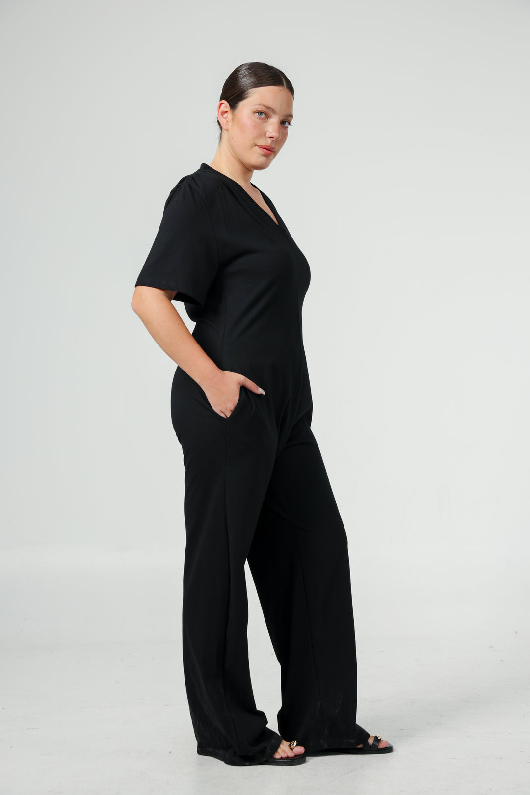 Just V Wine Jumpsuit