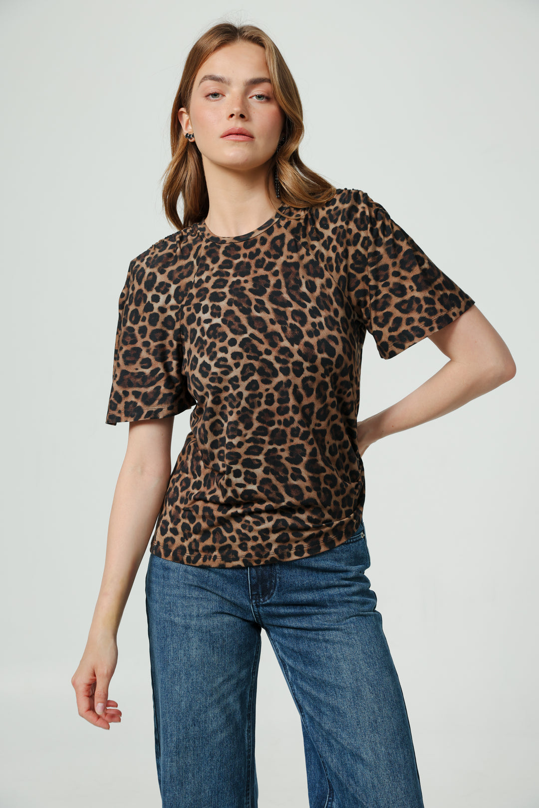Trust Leopard Padded T-Shirt