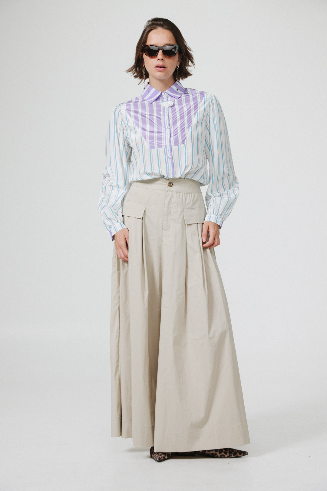 Manager Mixed Stripes Buttoned Shirt