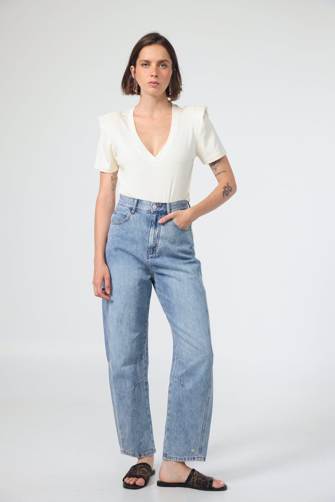 Rest Cream Padded T-Shirt