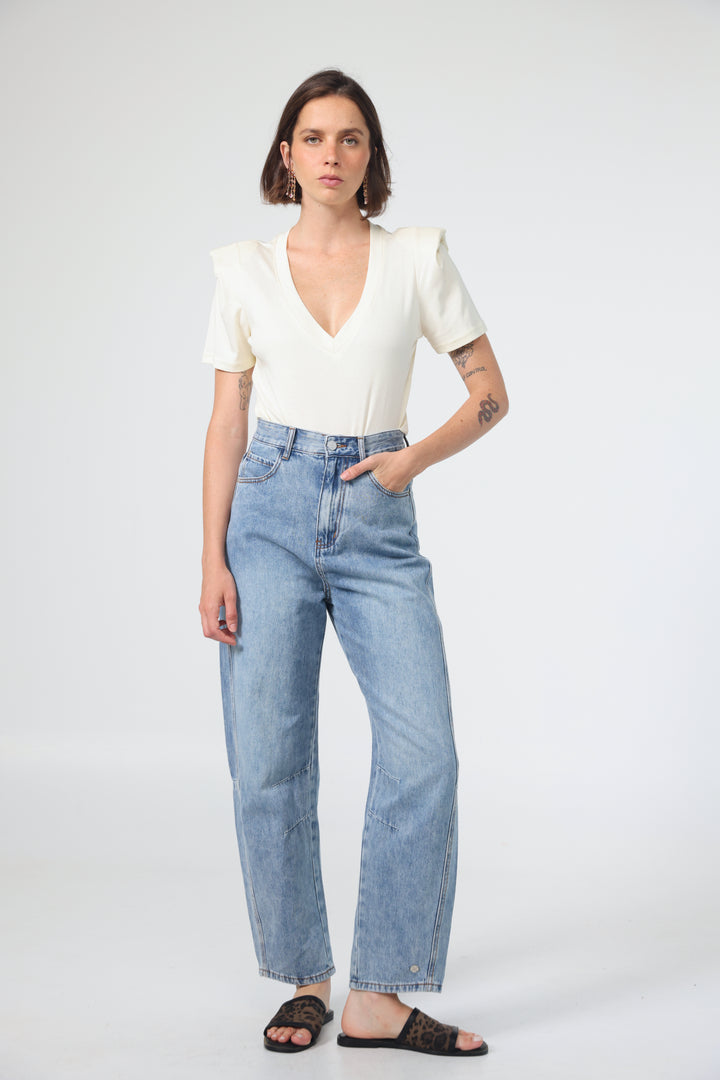 Rest Cream Padded T-Shirt
