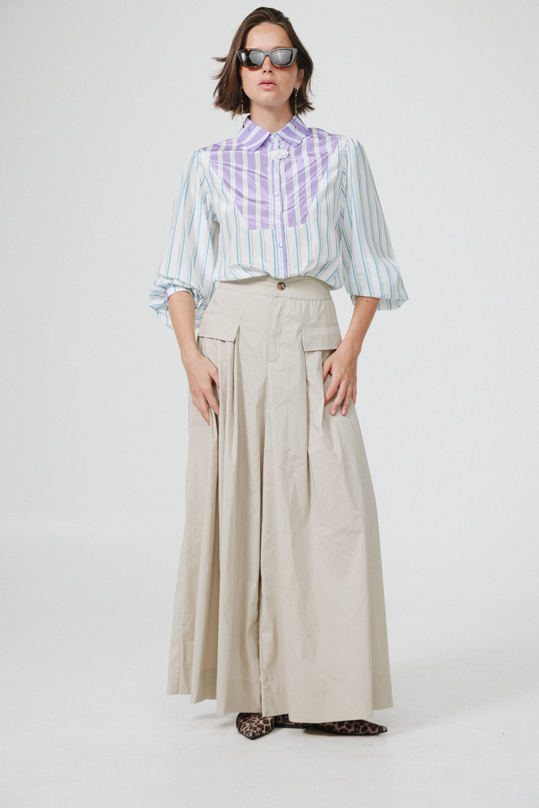 Manager Mixed Stripes Buttoned Shirt
