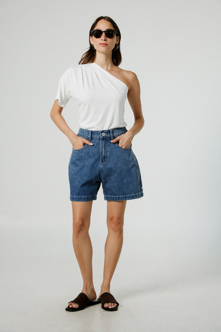 Your White One Shoulder Shirt