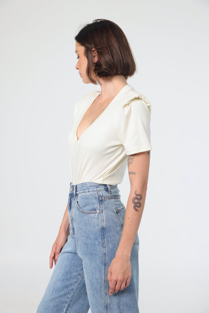 Rest Cream Padded T-Shirt