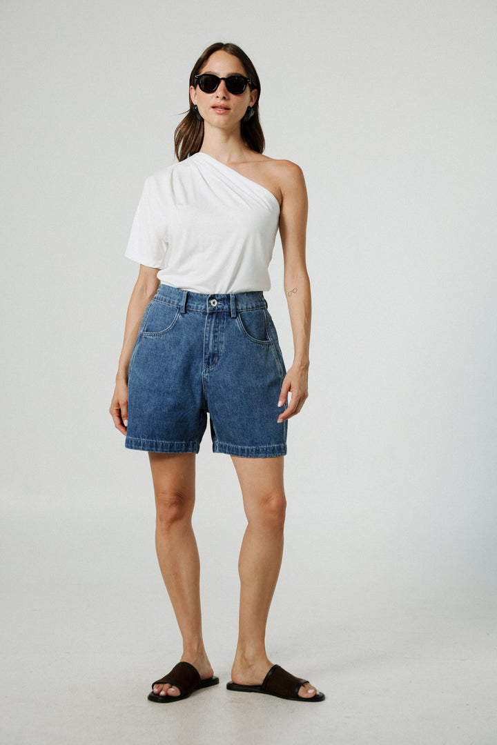 Your White One Shoulder Shirt
