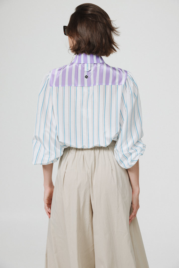 Manager Mixed Stripes Buttoned Shirt