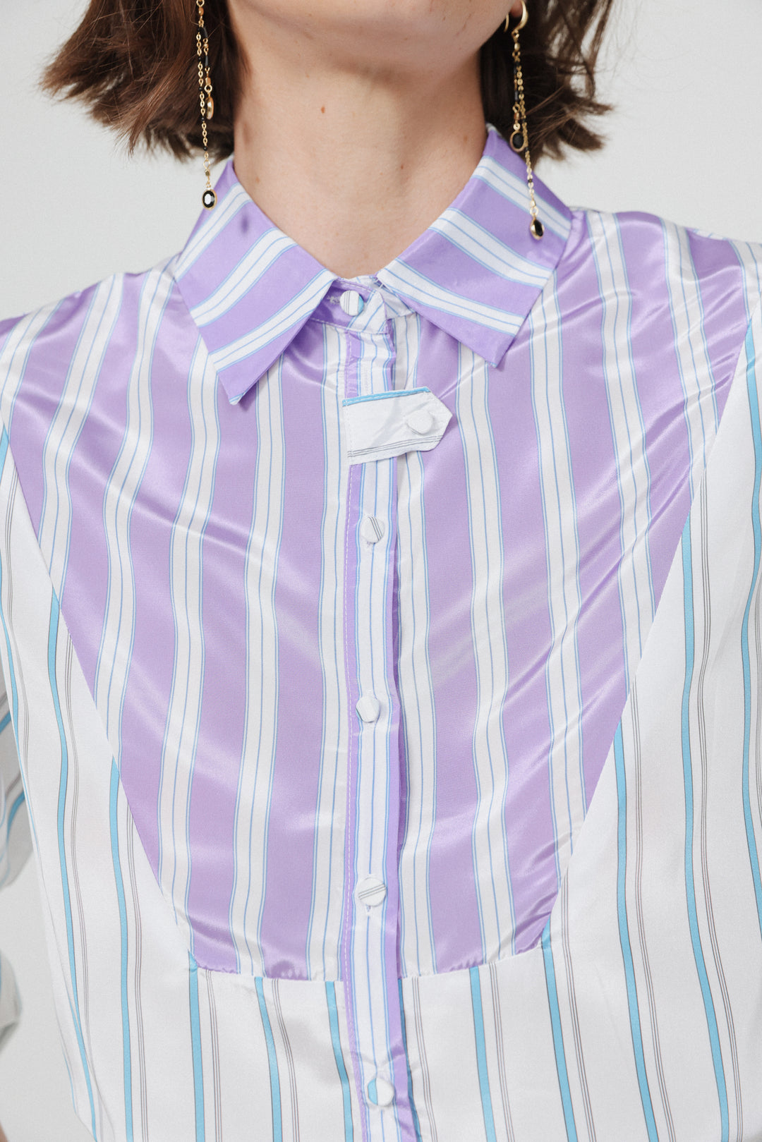Manager Mixed Stripes Buttoned Shirt