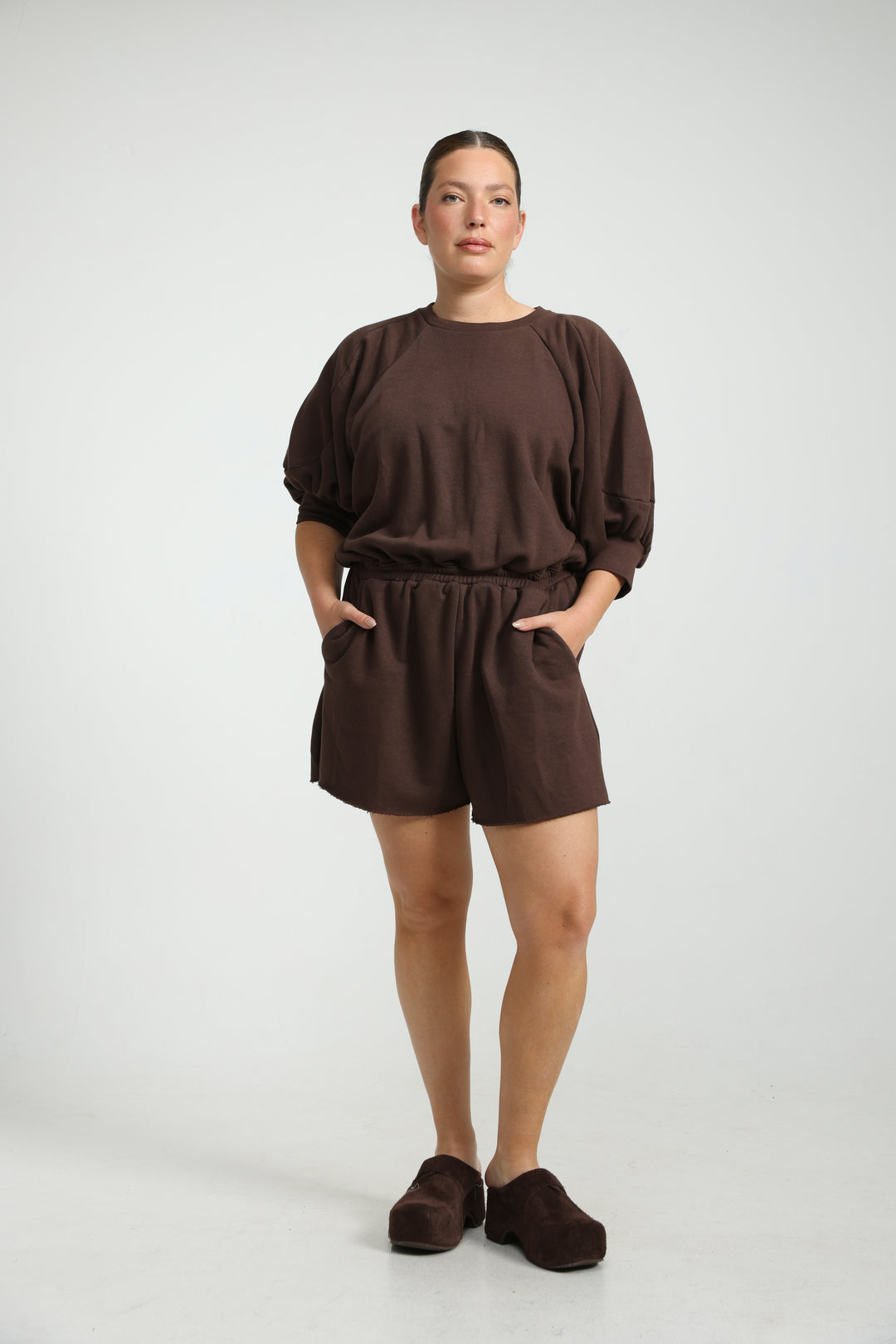Mayme Brown Jumpsuit