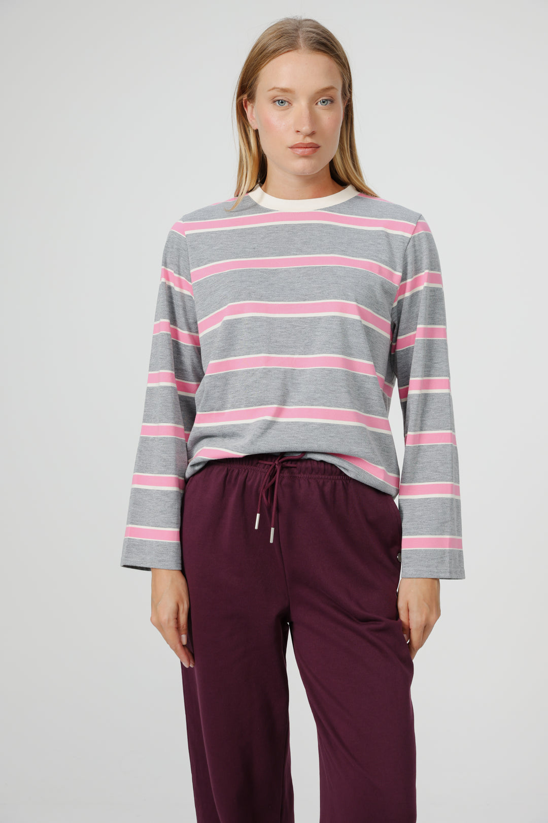 Simpla Grey Stripes Shirt