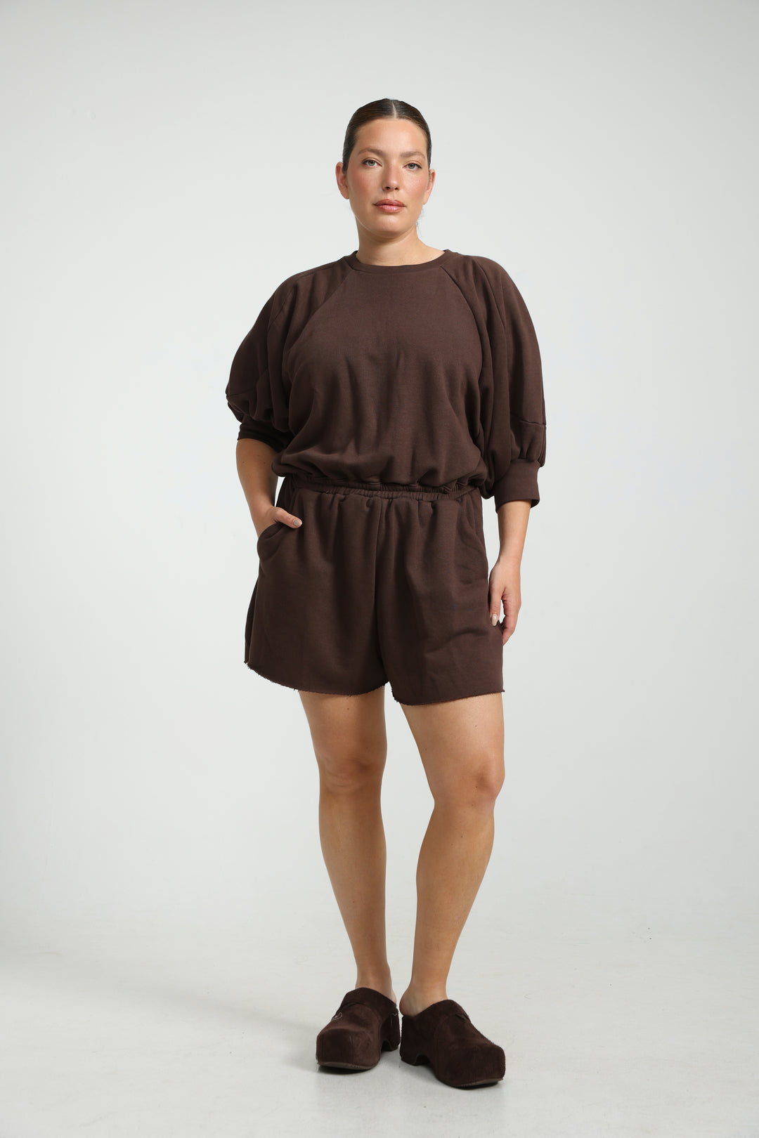 Mayme Brown Jumpsuit