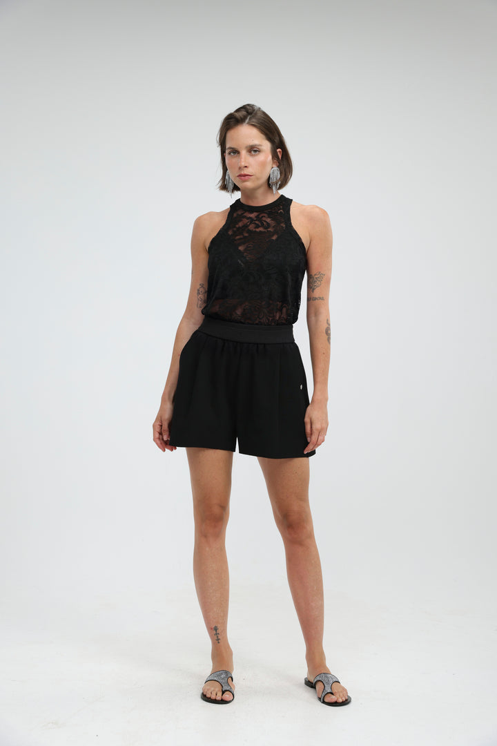 Foreign Black Shorts