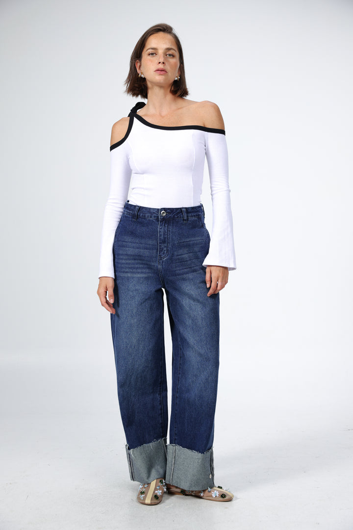 Tied White Shirt