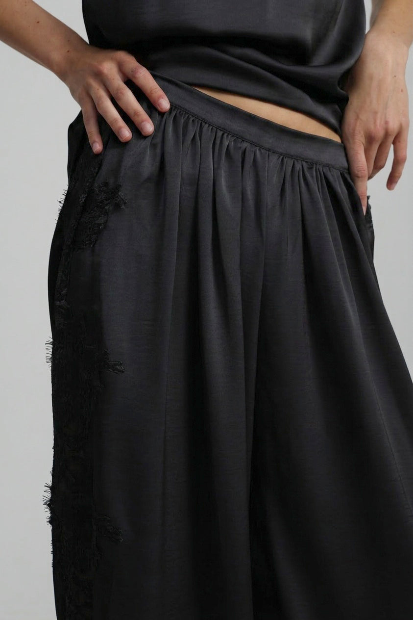 Satin&Lace Black Bottoms