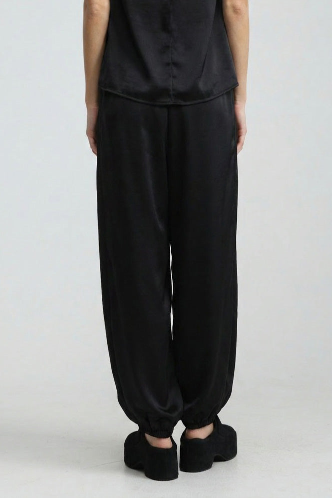 Satin Black Bottoms