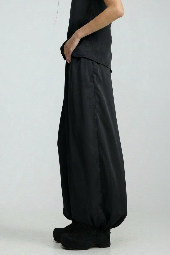 Satin Black Bottoms