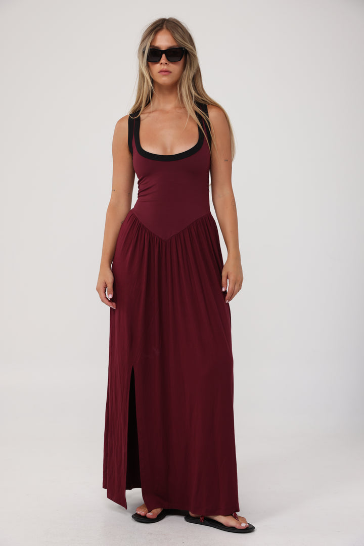 Palette Wine Dress