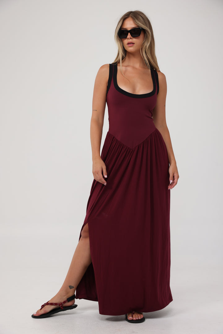 Palette Wine Dress
