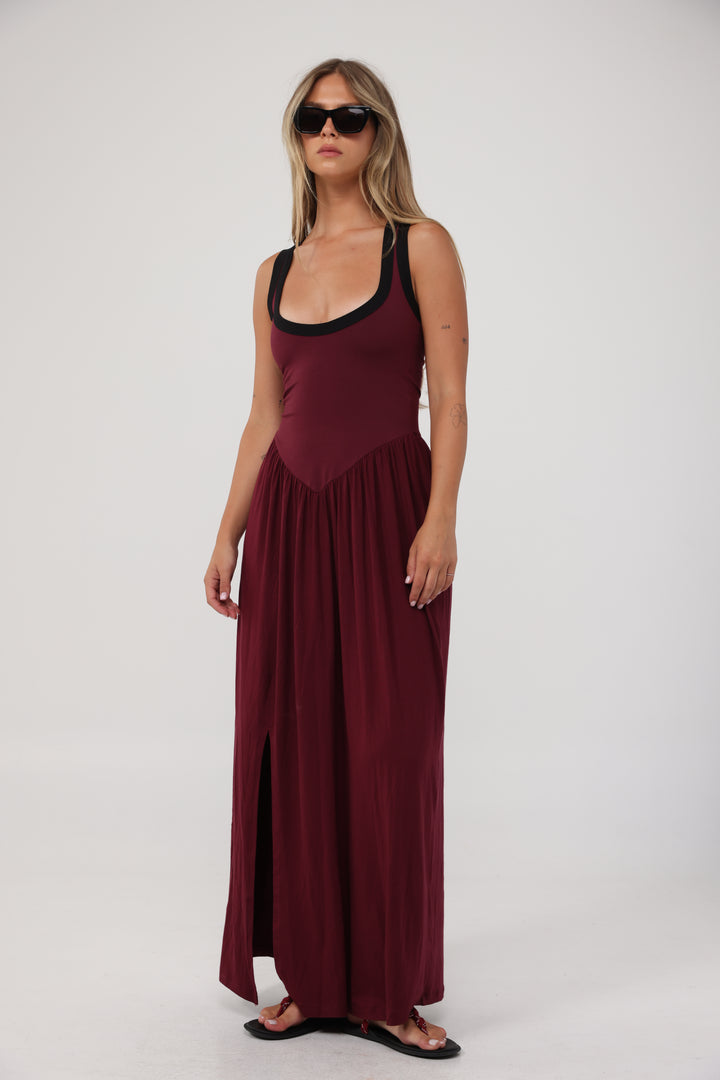 Palette Wine Dress